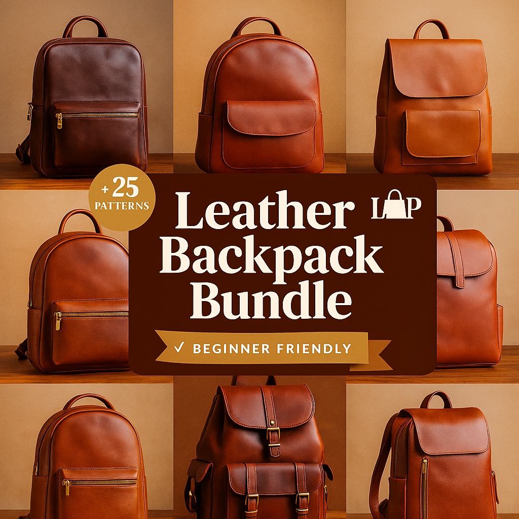 backpack pattern leather Whole Shop Leather Pattern Bundle – Lifetime Access – Louis Patterns™