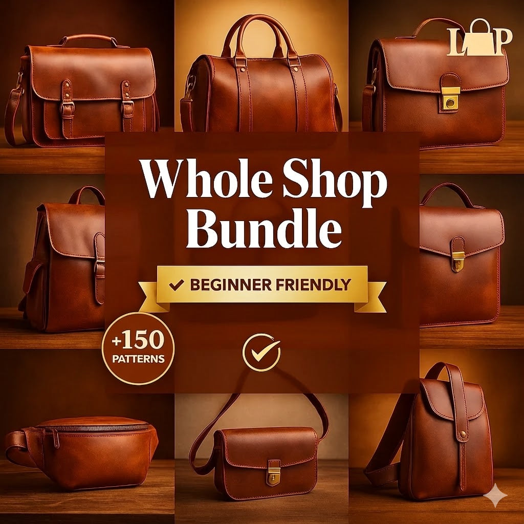 Whole Shop Leather Pattern Bundle · Lifetime Access